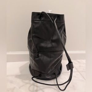 Rag & Bone leather drawstring backpack